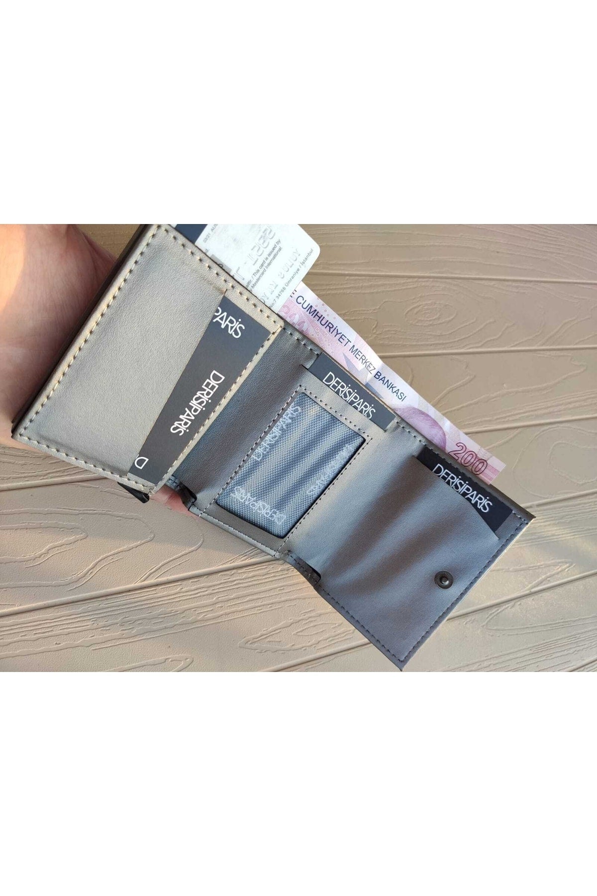 Faux Leather Men's Card Holder Wallet Portfolio