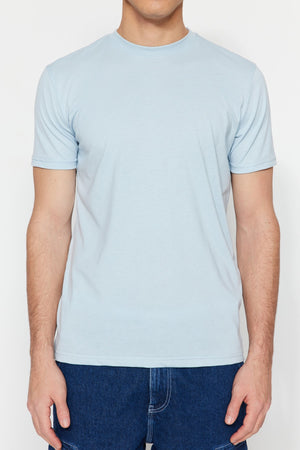 Dirty Blue Men'S Basic Regular/Normal Fit Crew Neck Short Sleeved T-Shirt Tmnss22Ts0271