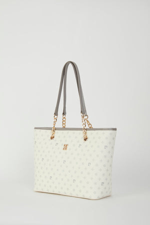 White Monogram Women'S Shoulder Bag 05Po22Y1546
