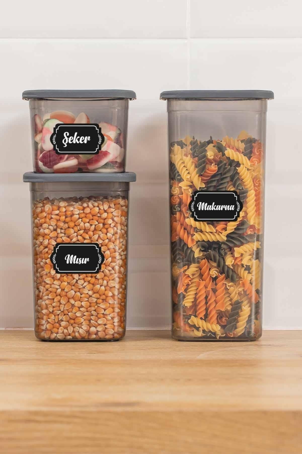 Mega Food Storage Container Set Of 24 Vacuumed Silicone Lids - 8X(0.65 Lt - 1.3 Lt - 1.9 Lt)