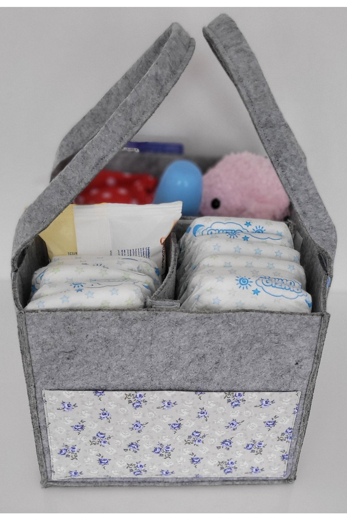 Handmade Multi-Purpose Felt Mother Baby Care And Organizer Bag Functional Organizer