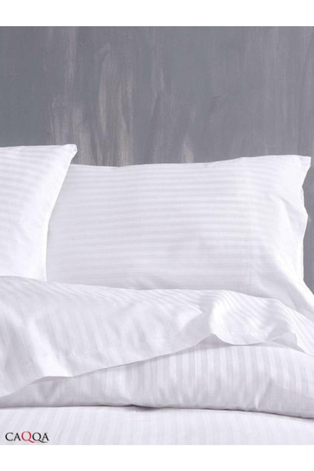 Double Striped Satin Hotel Duvet Cover Set - Swordslife