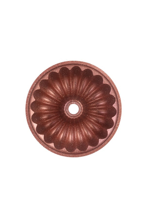 Arya 24 Cm Cast Cake Mold Golden Pink