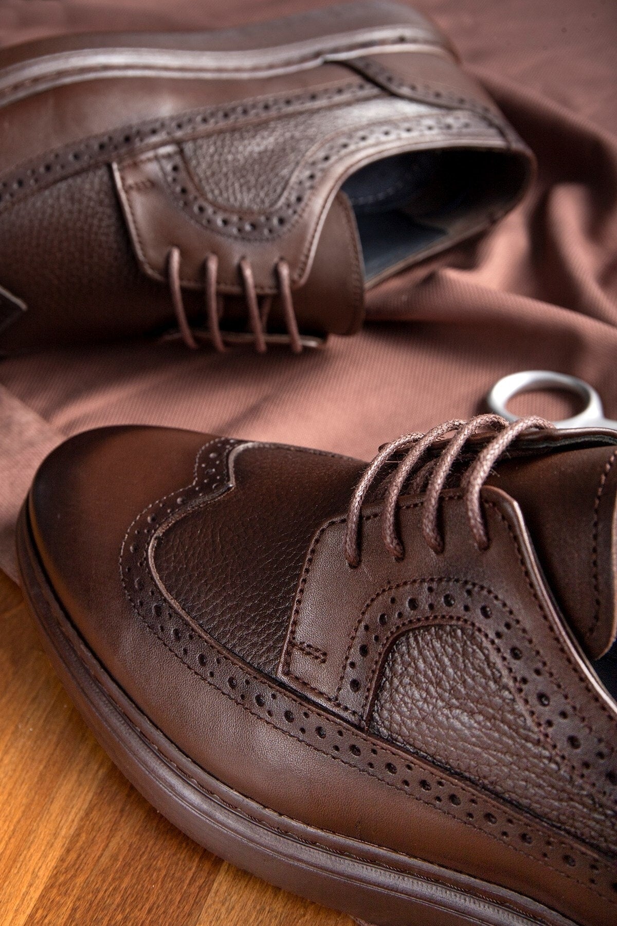 Lusso Genuine Leather Men'S Casual Classic Shoes, Genuine Leather Classic Shoes, Derby Classic