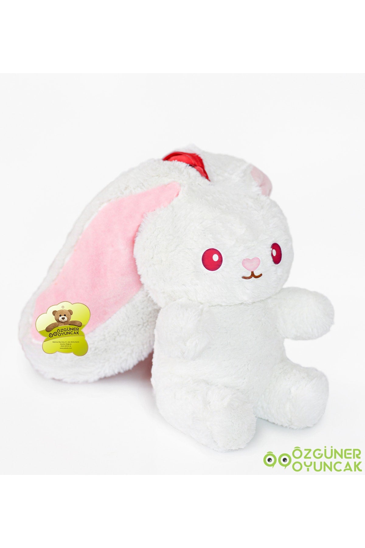 The Sweetest Strawberry Rabbit Sleeping Companion 50Cm- Special Design Both Strawberry And Rabbit