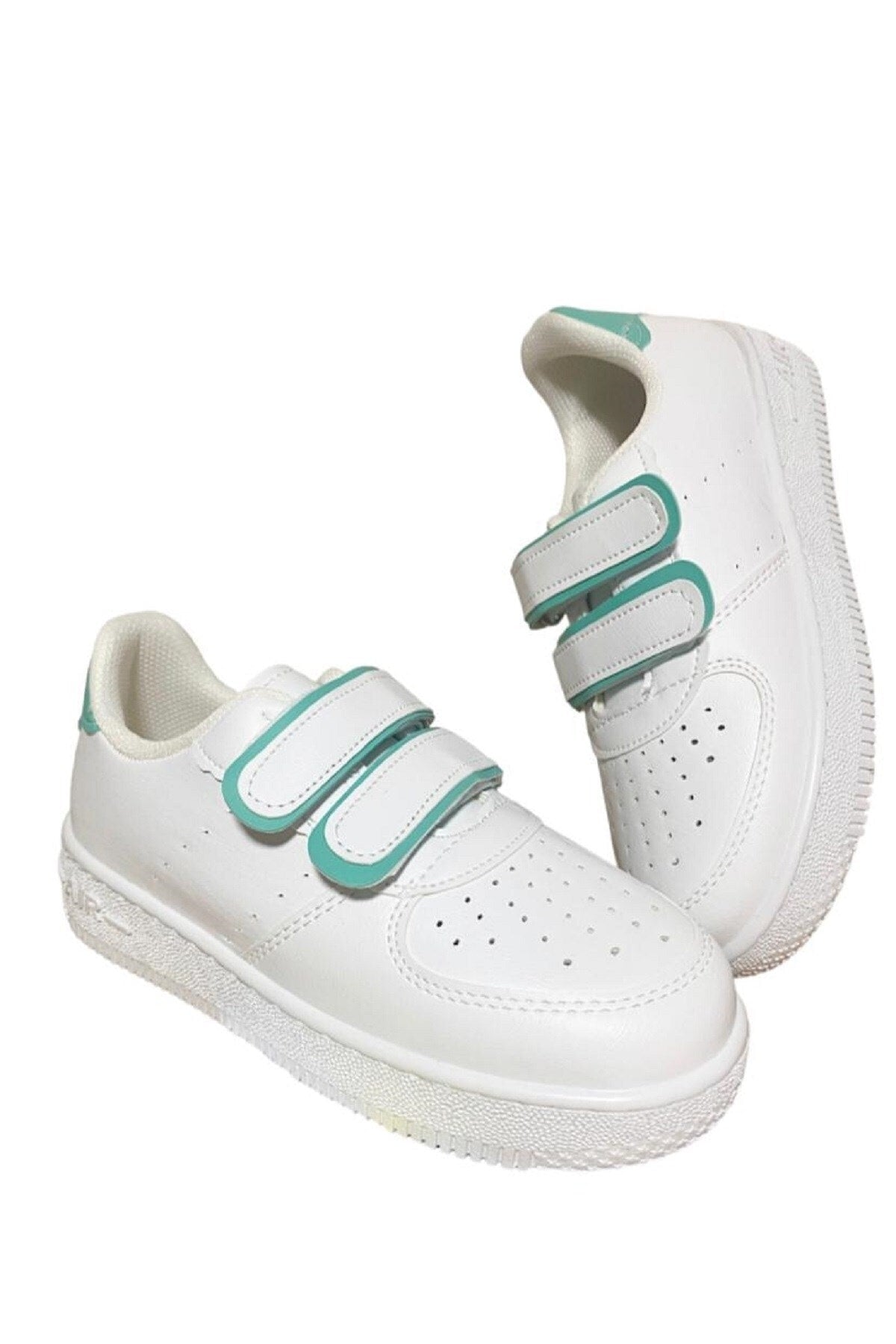 Unisex - Girls - Boys Velcro Sneakers Snekaer - White