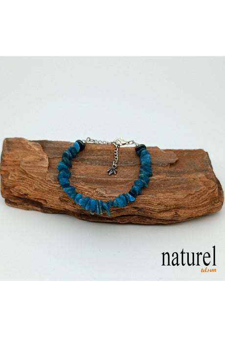 Natural Stone Apatite Women's Bracelet - Broken Natural Stone - Gift Bracelet - Swordslife