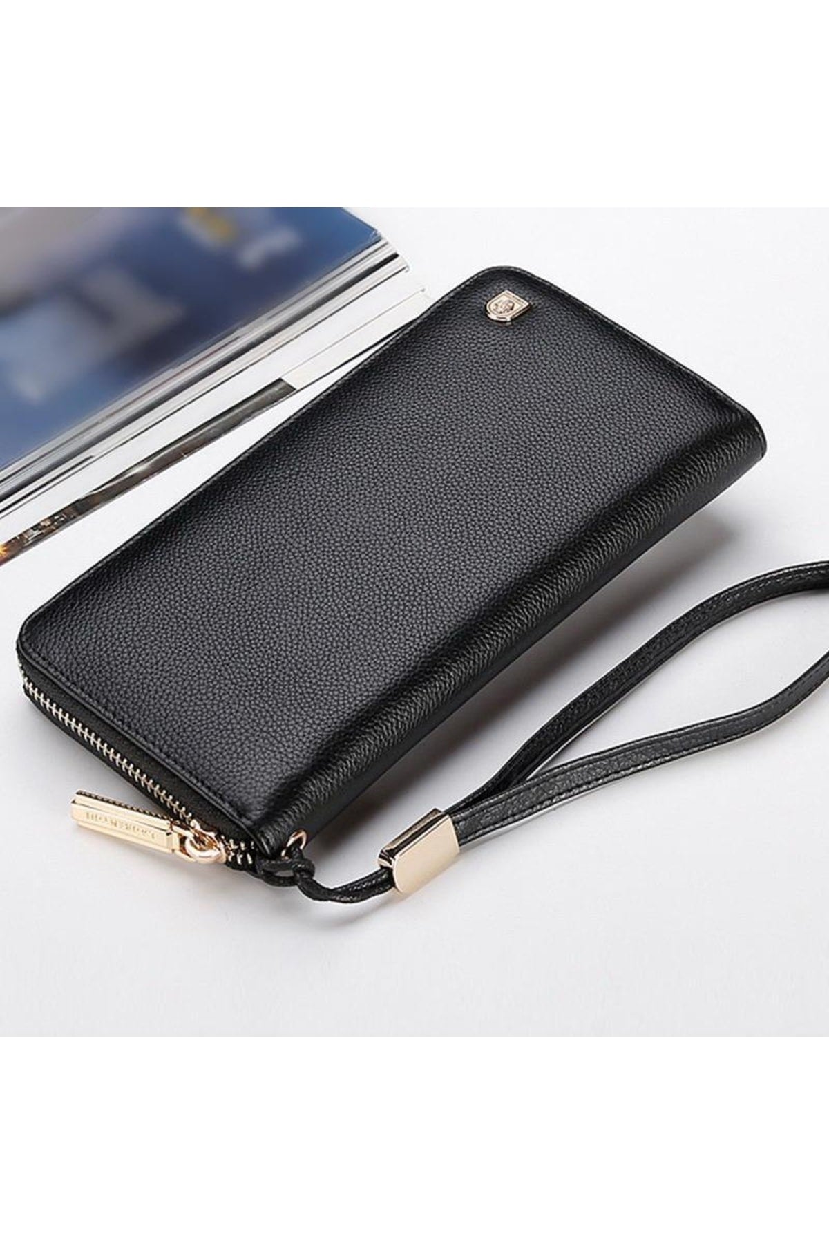 Montero Special Edition Gold Made In Italy Genuine Leather Long Men'S Wallet-Card Holder