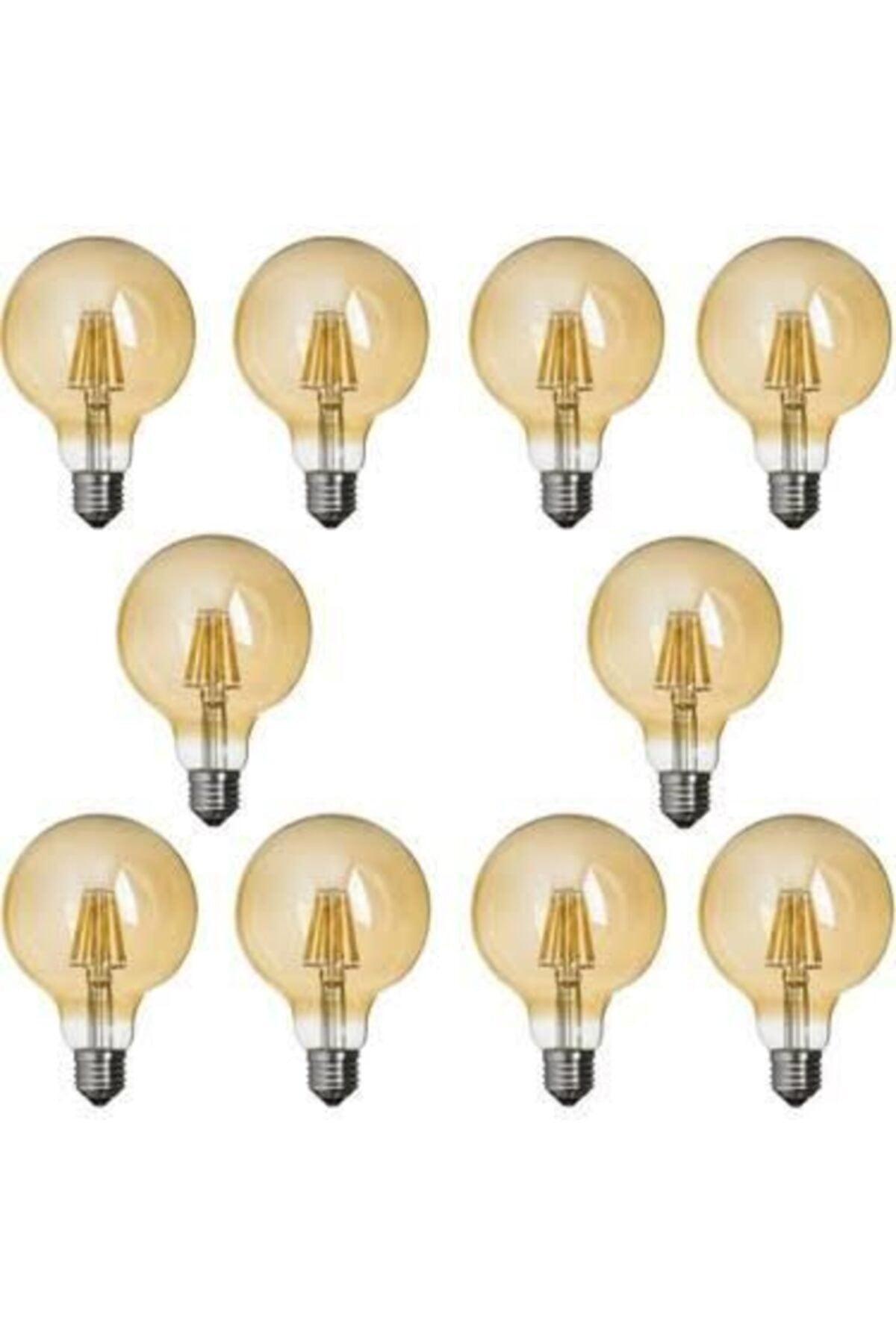 4w Balloon Rustic Edison Bulb E27 Amber Vintage