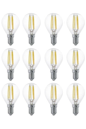 4w E-14 Socket Filament Led Bulb Yellow Light 12