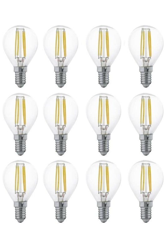 4w E-14 Socket Filament Led Bulb Yellow Light 12