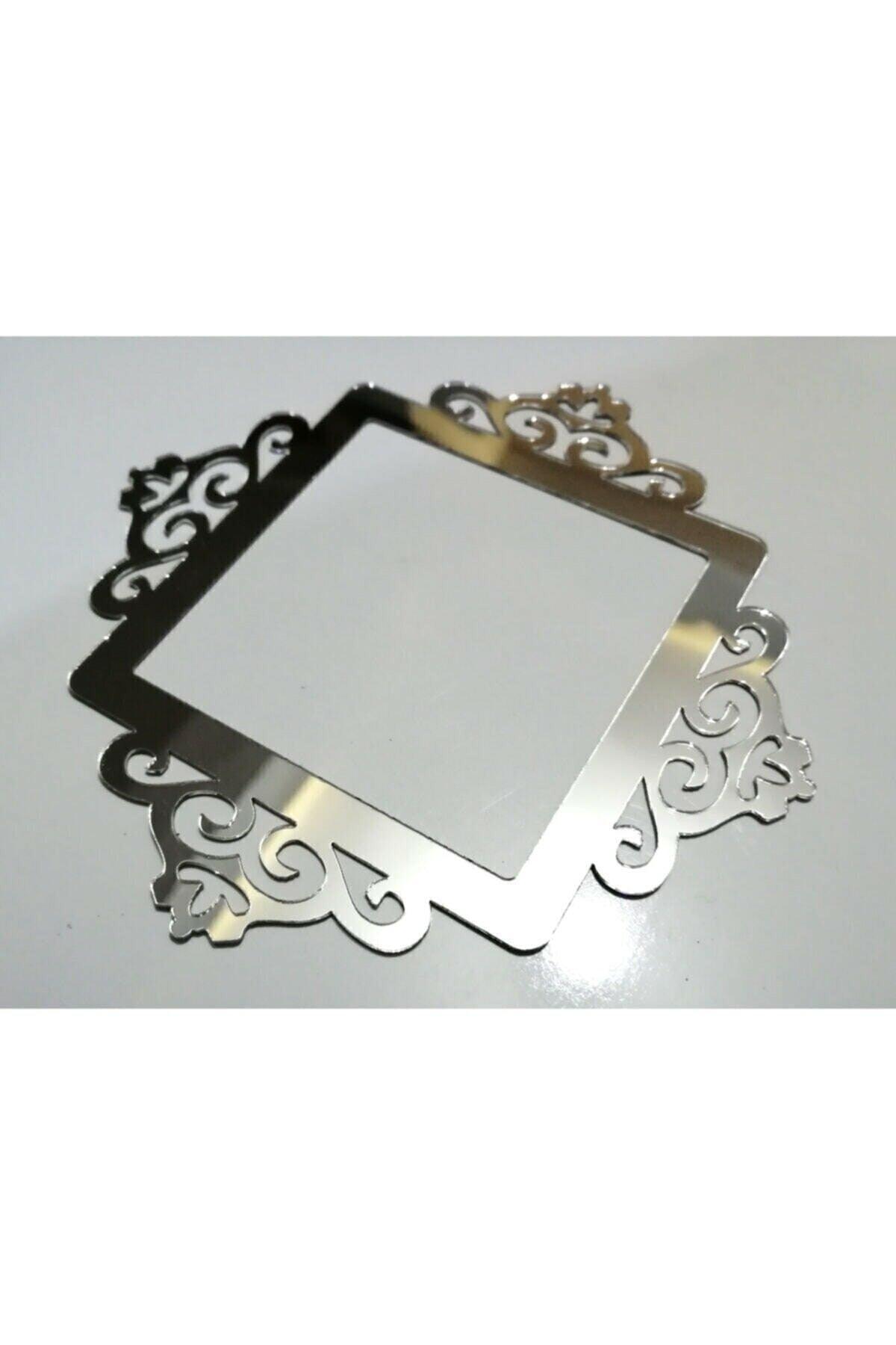 5 Pin Socket Key Frame Silver Color Mirrored Plexi Decoration Product - Swordslife