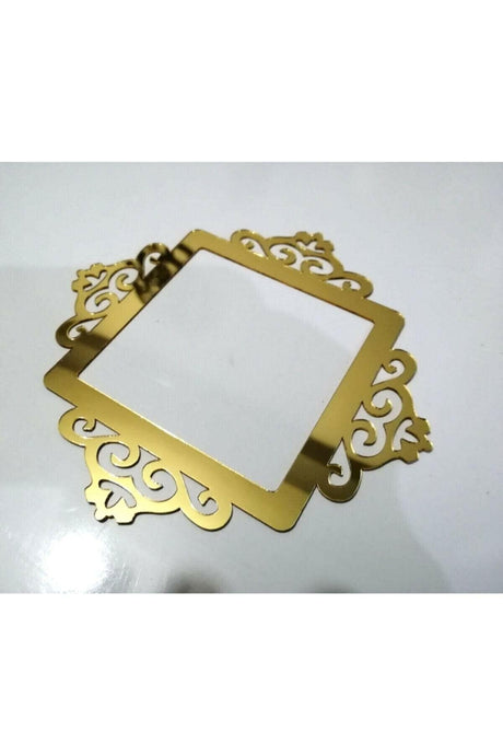 5 Pin Socket Switch Frame Gold Color Mirrored Plexi Decoration Product - Swordslife