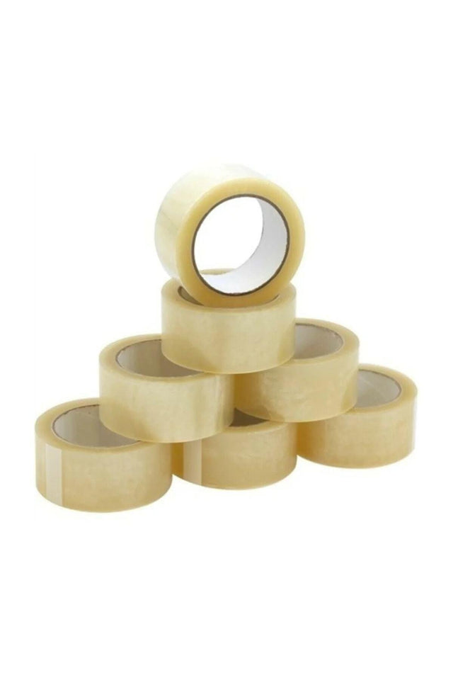 5 Pieces 45 mm X 100 mt Transparent Packing Tape Super