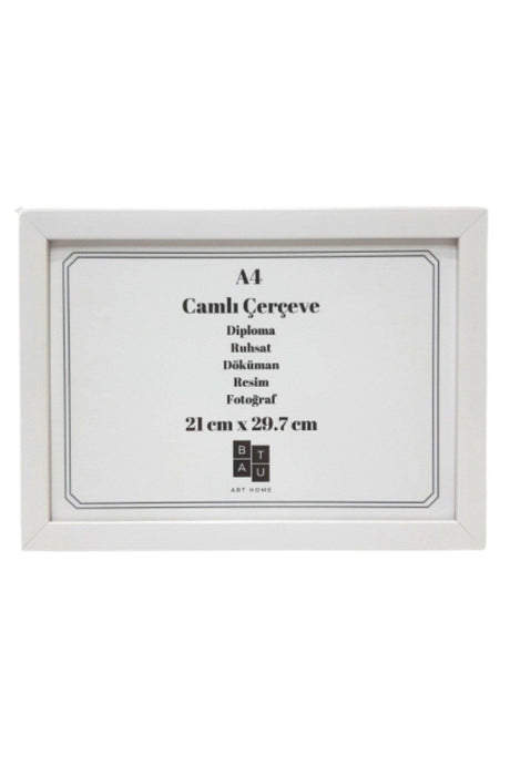 5 Pcs A4 Frame Real Glass Document Diploma