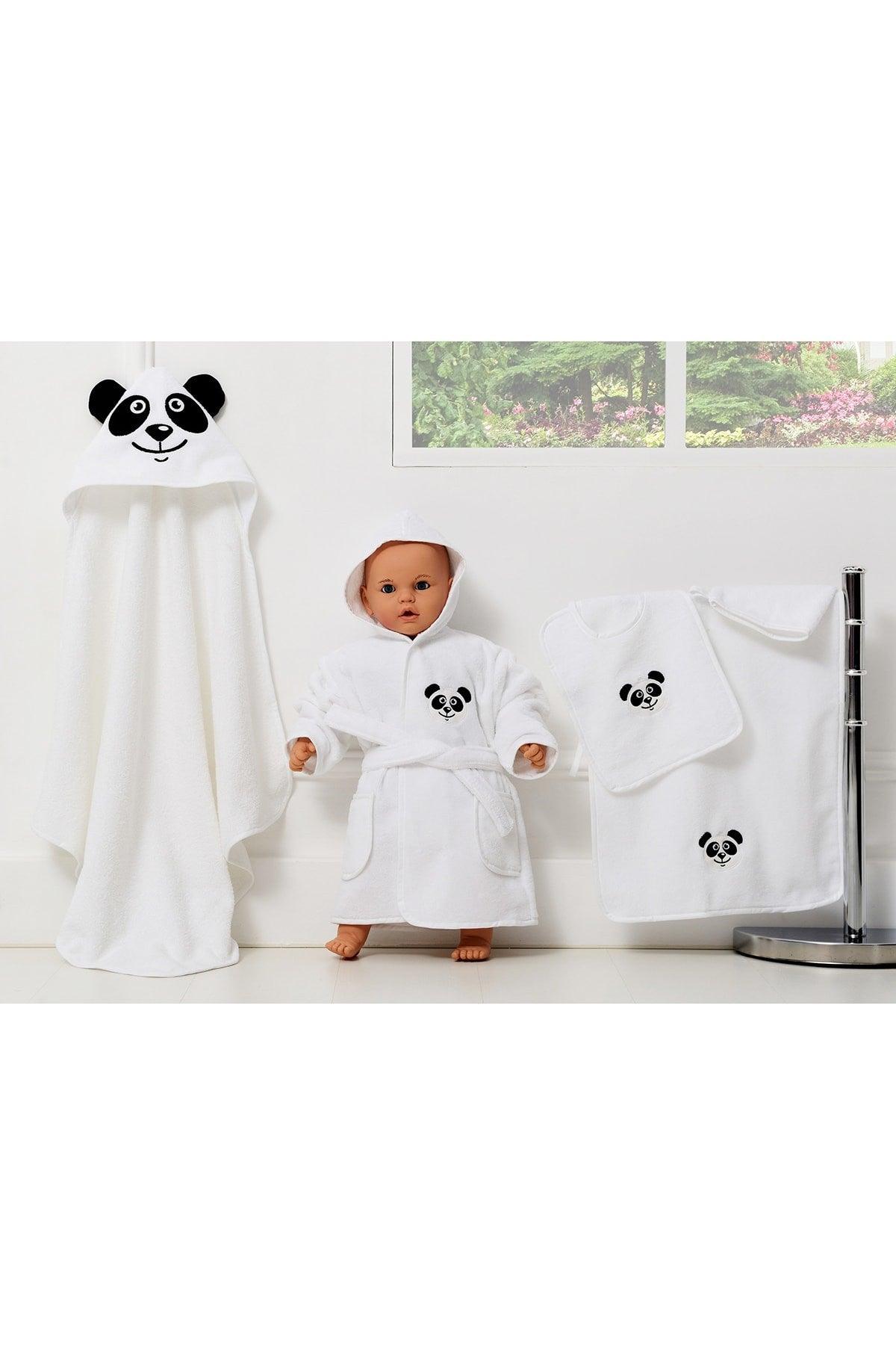 5 Piece Baby Bathrobe Set Panda - Swordslife