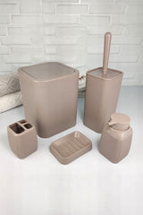 5-Piece Corded Bath Set Brown 501 - Oky-1170 - Swordslife