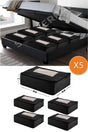 5 Pieces Quilted Window Base And Sofa Bed Type Storage Bag-64 Cm*45 Cm*22 Cm. - Swordslife