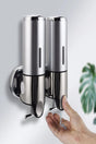 500 ml Tank Double T Pull Stainless Liquid Soap-Shampoo-Shower Gel Dispenser Apparatus - Swordslife