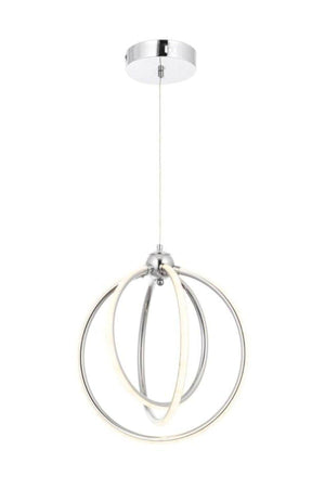 5088-3 Chrome Led Chandelier - Swordslife