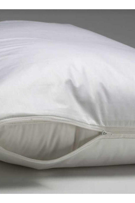 50x70 100% Cotton Pillow Inner Protective Cover Zippered White 6 Pcs - Swordslife