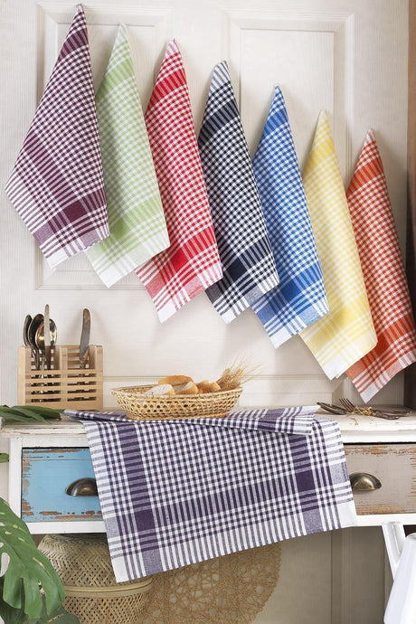 50x70 8 Piece Gingham Drying Cloth - Swordslife