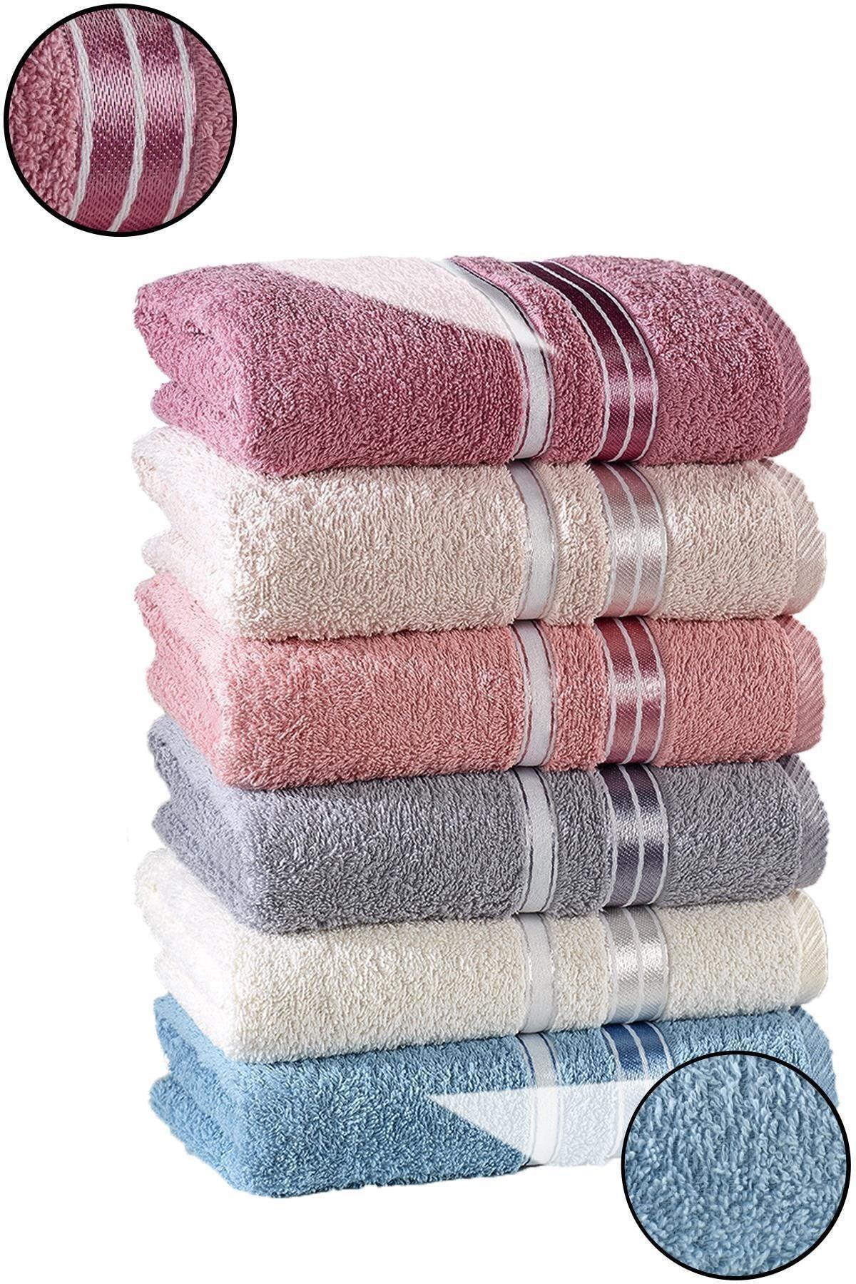 50x85 Mother of Pearl Towel Set of 6