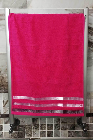 50x90 Cm 100% Cotton Hand And Face Towel-pink - Swordslife