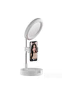 57 Cm Foldable Mirror Led Light Selfie Hairdresser Makeup Light Make Up Ring Light 6 Inch White - Swordslife