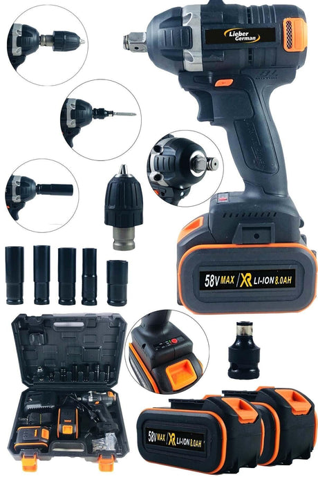 58 V 8 Ah Kohlemotor Voller professioneller