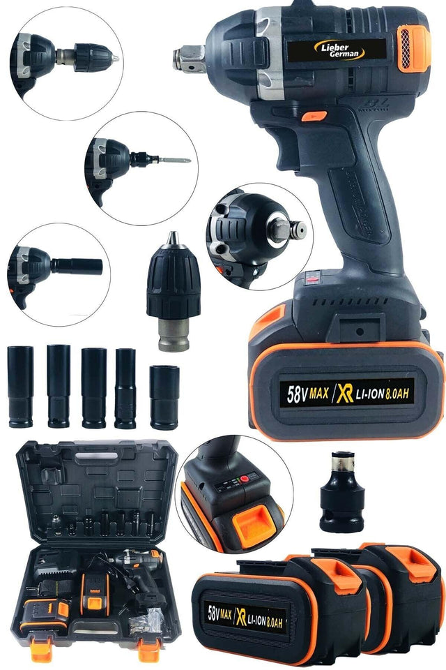 58 V 8 Ah Kohlemotor Voller professioneller
