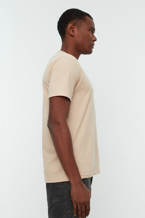 Taş Men Basic Regular/Normal Cut Crew Neck Short Sleeved T-Shirt Tmnss22Ts0271