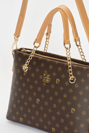 Coffee Monogram Women Shoulder Bag 05Po22Y1561