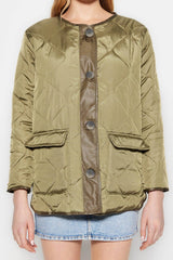 Khaki Oversize Coat TWOAW23MO00134 - Swordslife