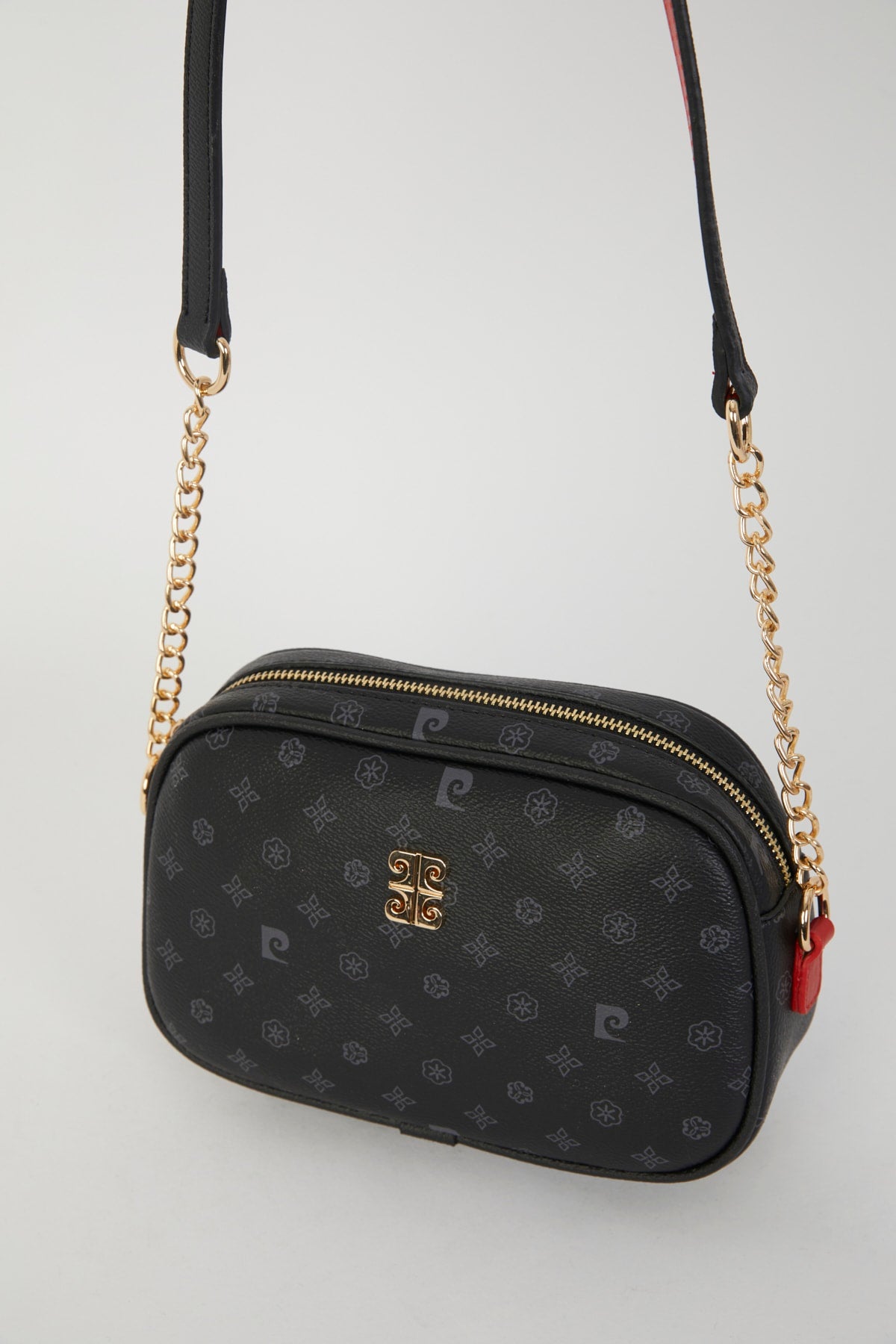 Black Monogram Women's Shoulder Bag 05PO22Y1543