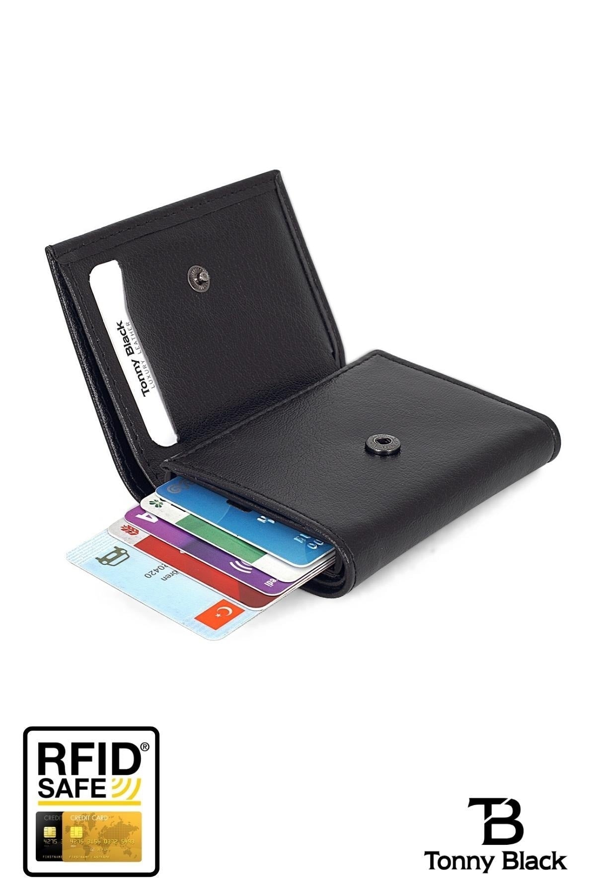 Original Automatic Mechanism Boxed Rfid Protection Anti Theft Money & Card Holder Wallet