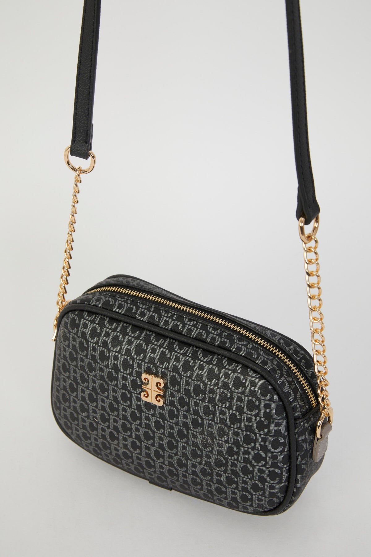 Small Alphabet Black Women's Shoulder Bag 05PO22Y1543