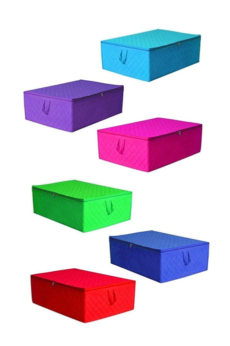 6 Pieces Base And Sofa Bed Type Storage Bag 64 X 45 X 22 Cm. - Swordslife