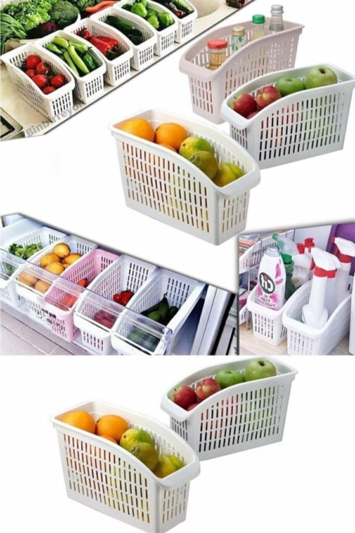 6 Pieces Refrigerator Organizer, Cabinet Organizer Organizer Canbays - Swordslife