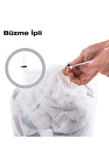 6 Pcs Laundry Washing Net Bags Washing Net Bags With Rope Clip - Swordslife