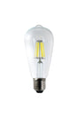 6 Watt Clear Glass White Light Rustic Decorative