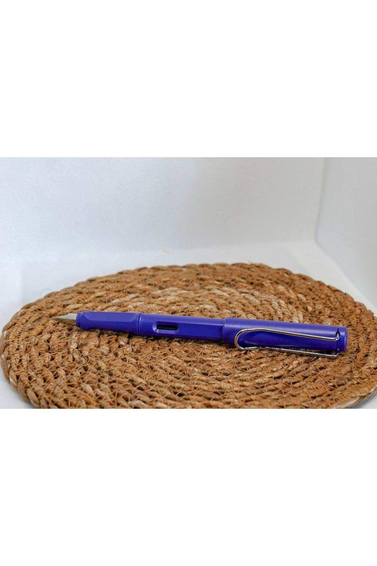 619 Matte Purple Fountain Pen Ef 0.38 Mm Cartridge