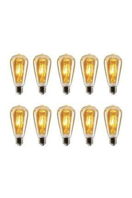 6w Amber Color Rustic Led Bulb Ct-4284 10 Pcs