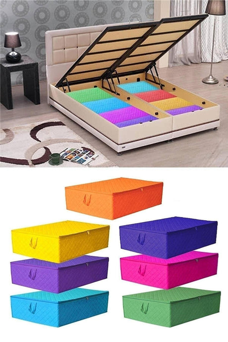 7 Pieces - Base And Sofa Bed Type Storage Bag 64 X 45 X 22 Cm - Swordslife