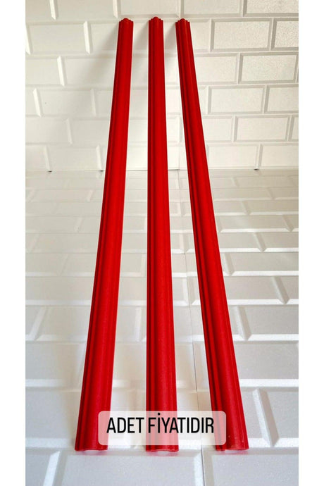 Red Decorative Wall Lath Self-Adhesive Stopper 100 Cm - Swordslife