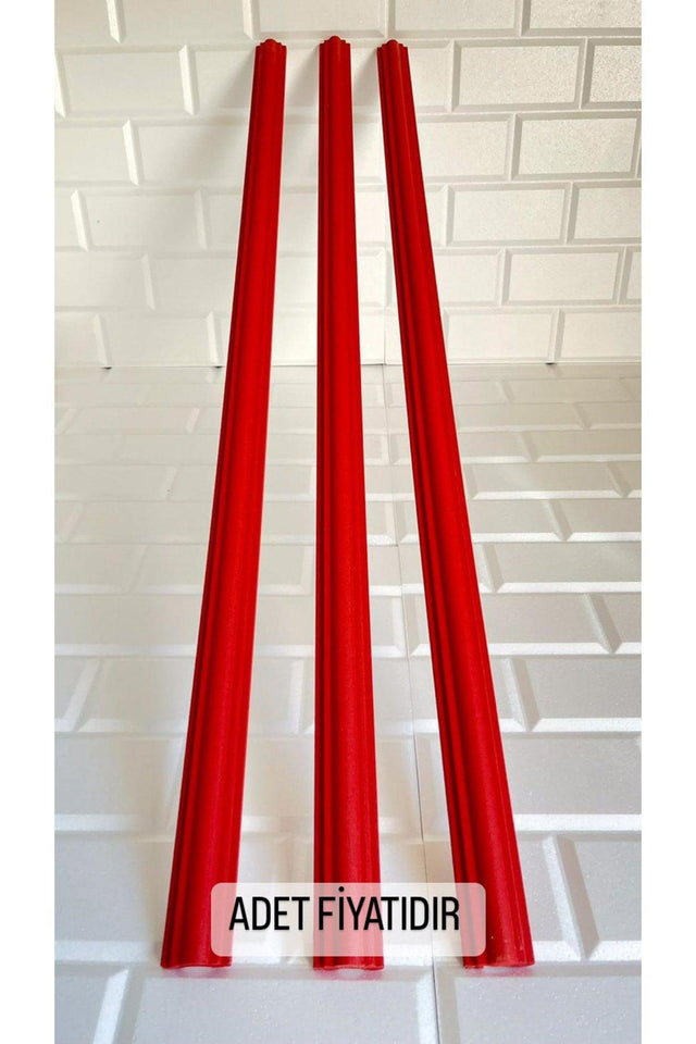 Red Decorative Wall Lath Self-Adhesive Stopper 100 Cm - Swordslife