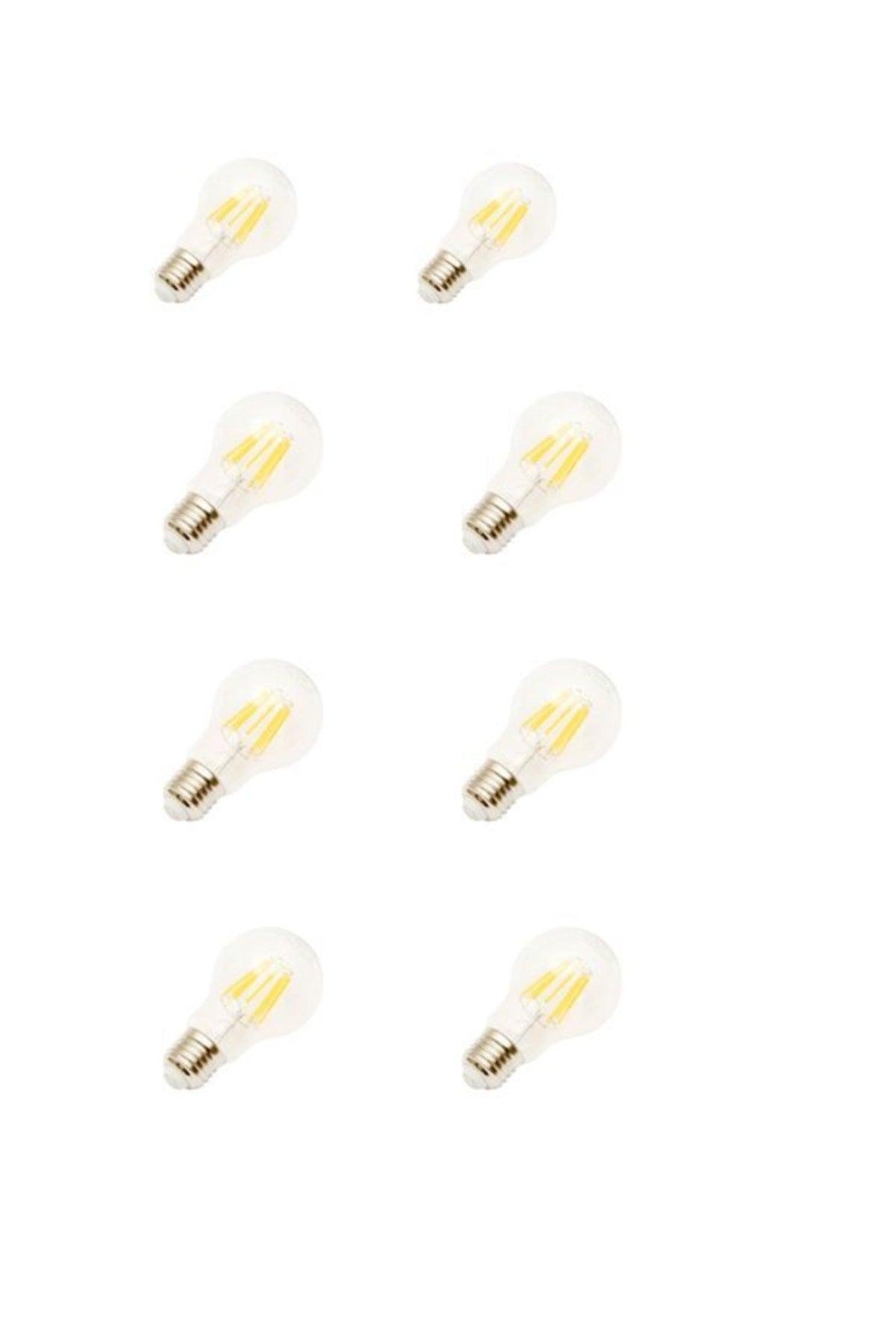 8 Pcs E27 Socket Led Daylight Bulbs