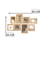 8 Stück Ahşap Tischset - Grüne Blätter Wohnzimmer Schlafzimmer für Mdf Wanddekor 80x45 Cm - Swordslife