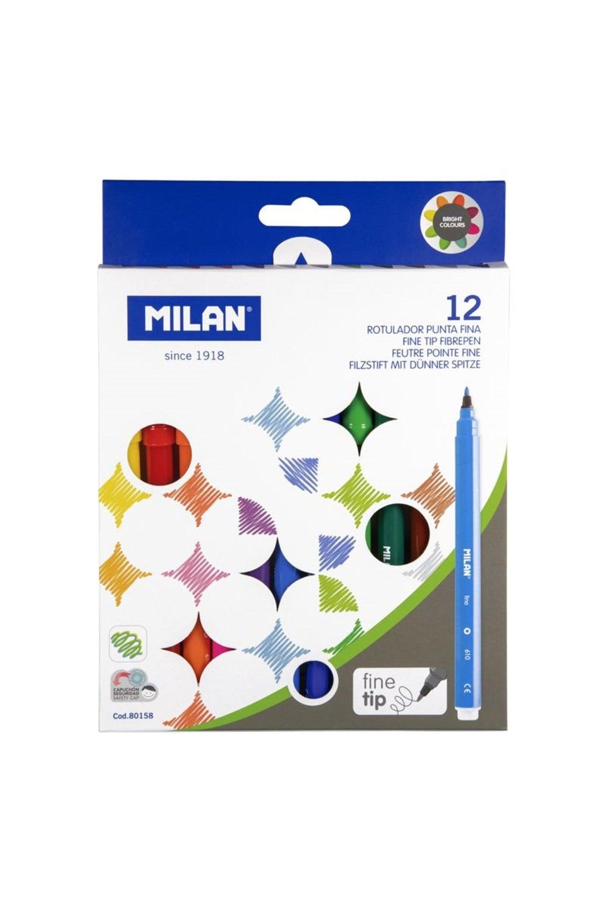 80158 Fine Felt Pen 12pcs