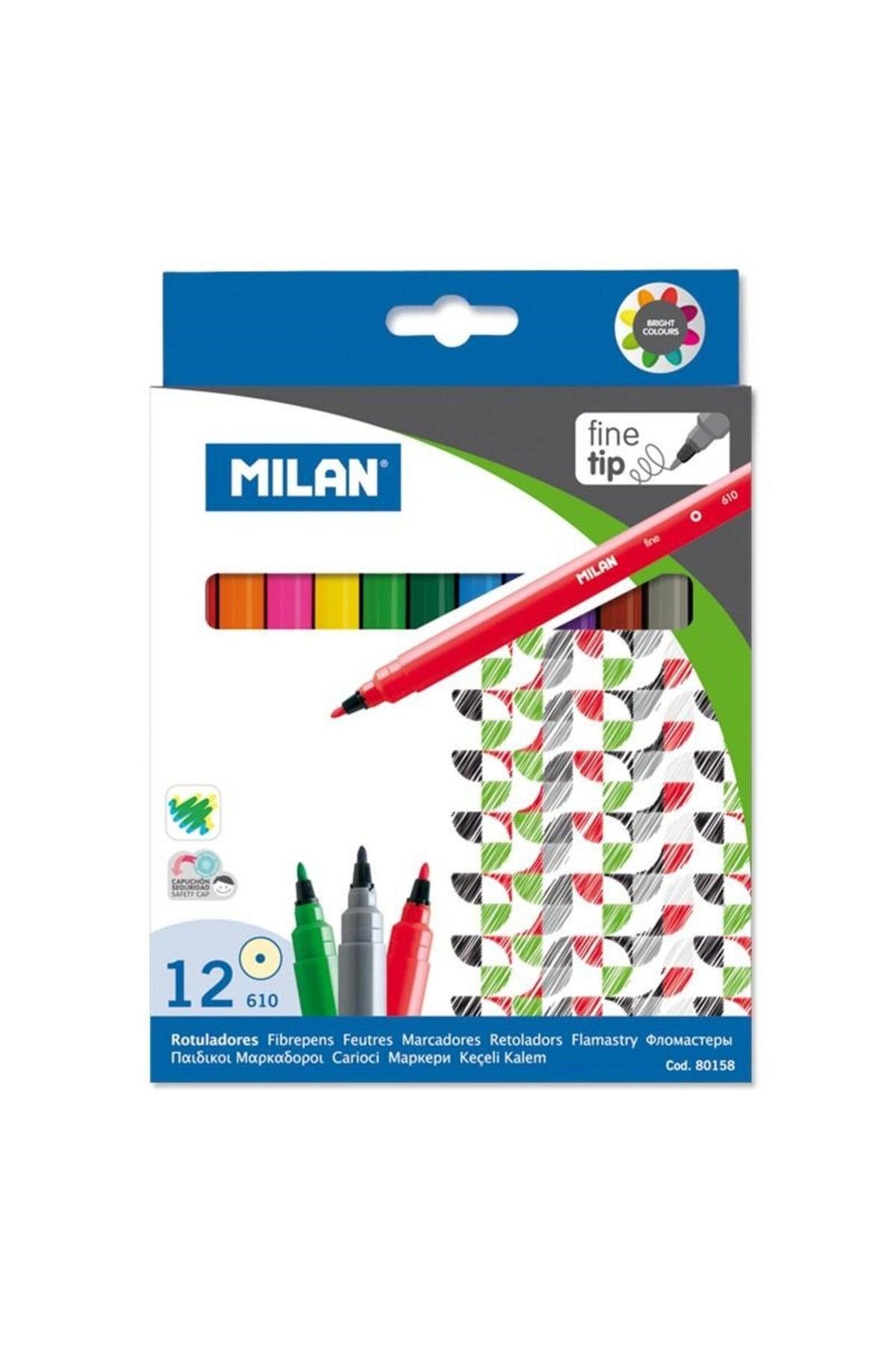 80158 Fine Felt Pen 12pcs